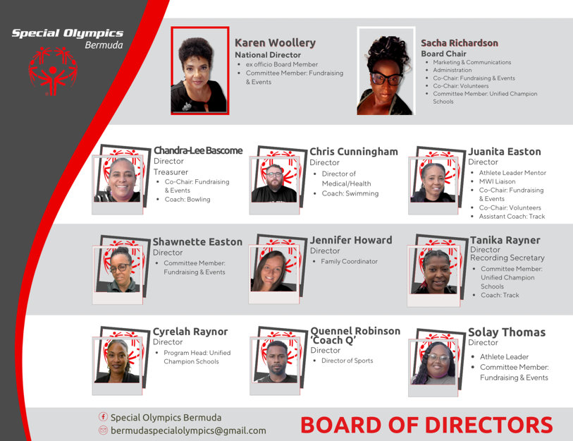 Special Olympics Bermuda Announce New Board (International Games)