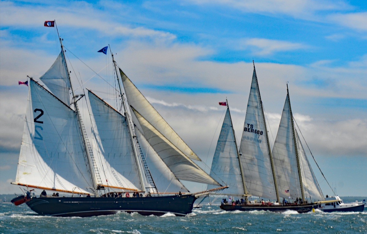 The fleet of 39 Marion Bermuda yachts is on its way to Bermuda. 
