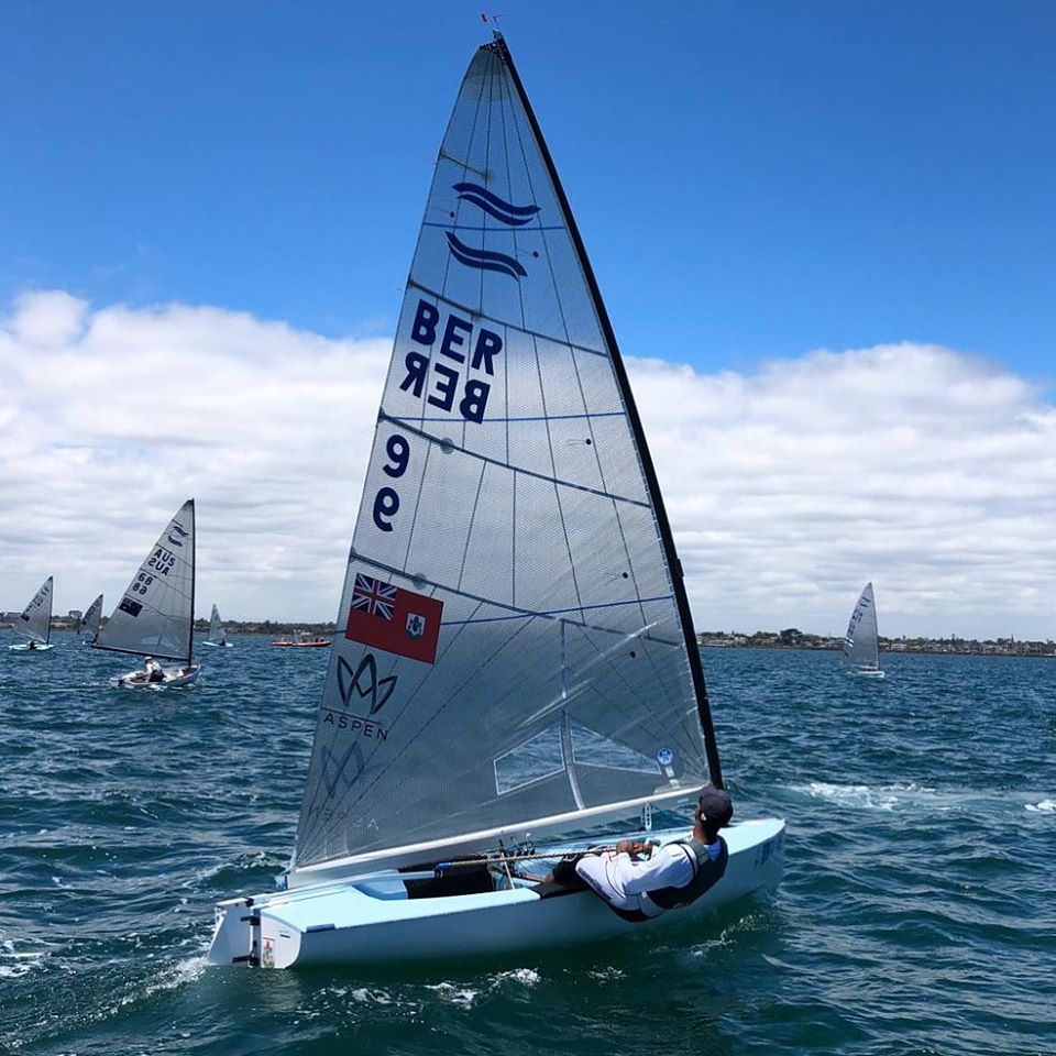 Evans Falls Two Places in Olympic Qualifier (Sailing)