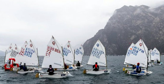42nd Lake Garda Optimist Regatta Underway (Sailing)