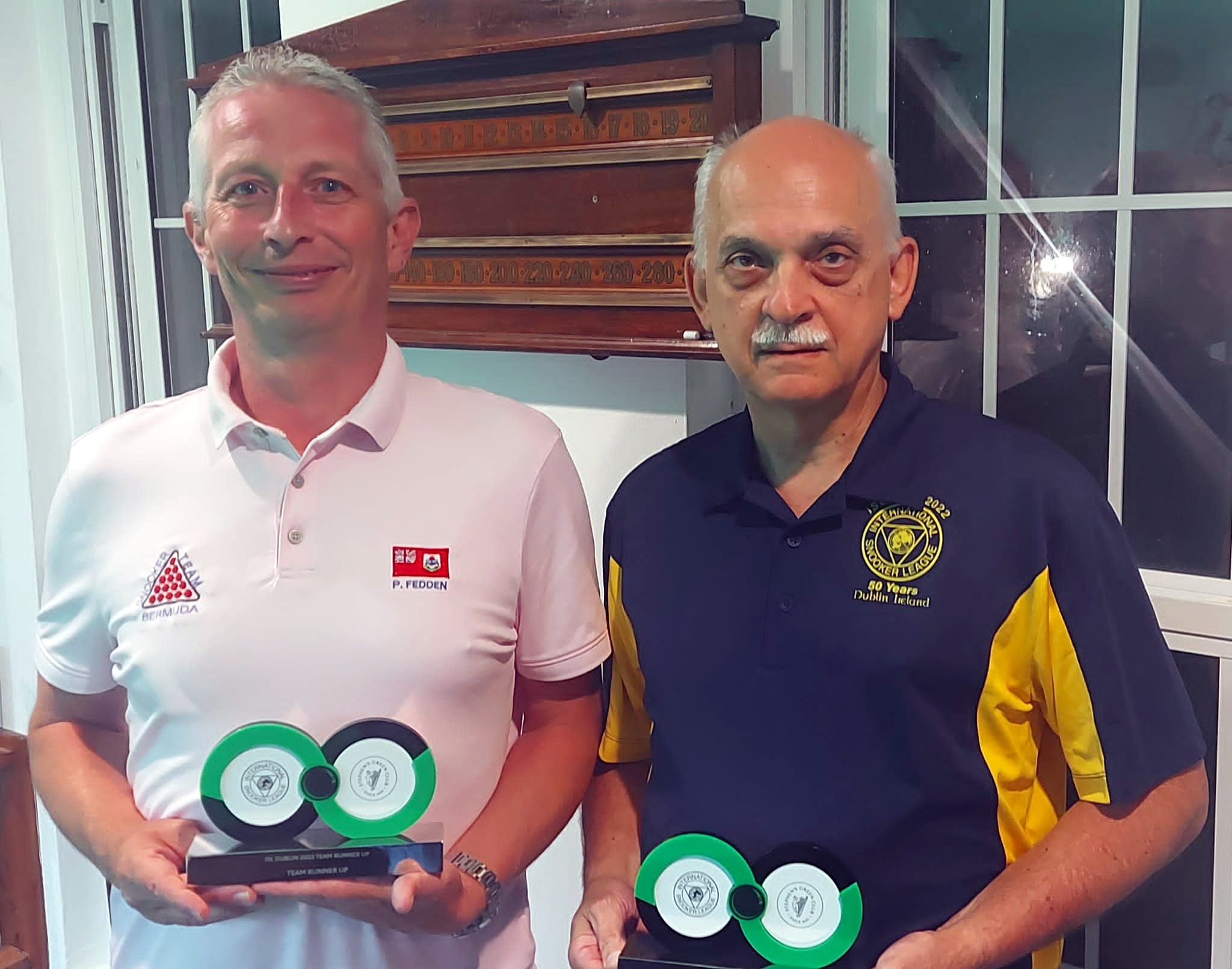 Bermuda Pair Finish Runners Up in International Tournament (Table Tennis-Pool-Snooker)