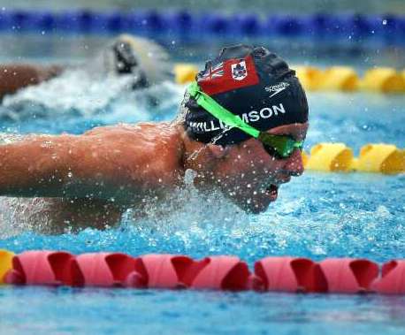 Williamson Wins 3 Gold Medals in England’s Virtual Level X Racing (Swimming)