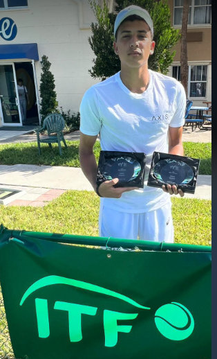 Phillips Wins Singles & Doubles Title in Florida (Tennis)